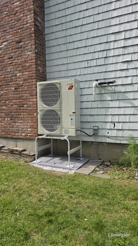 House with Dual Fuel Heat Pump