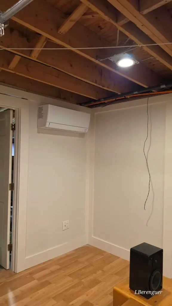 house with basement mini split
